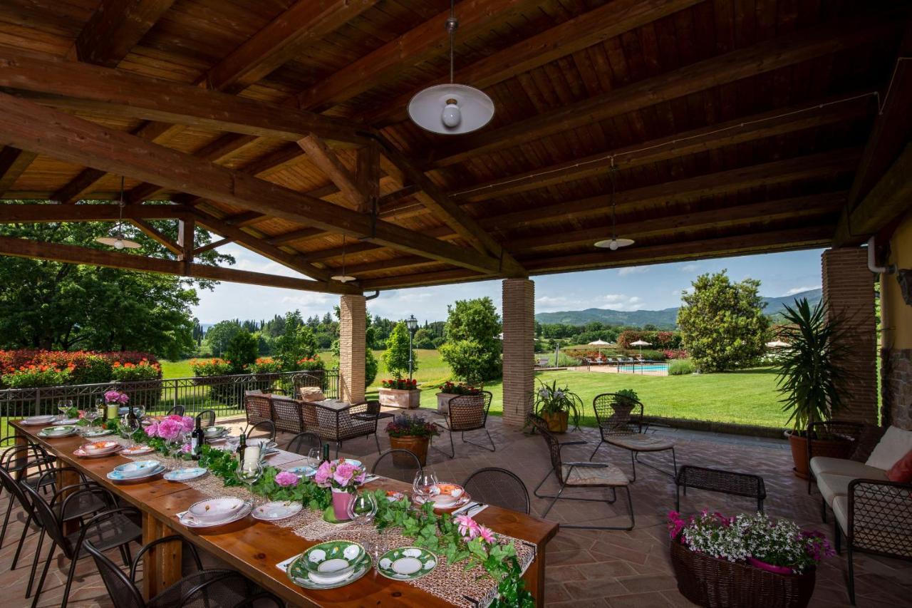 Villa La Cornice - Homelike Villas Bibbiena Exteriör bild